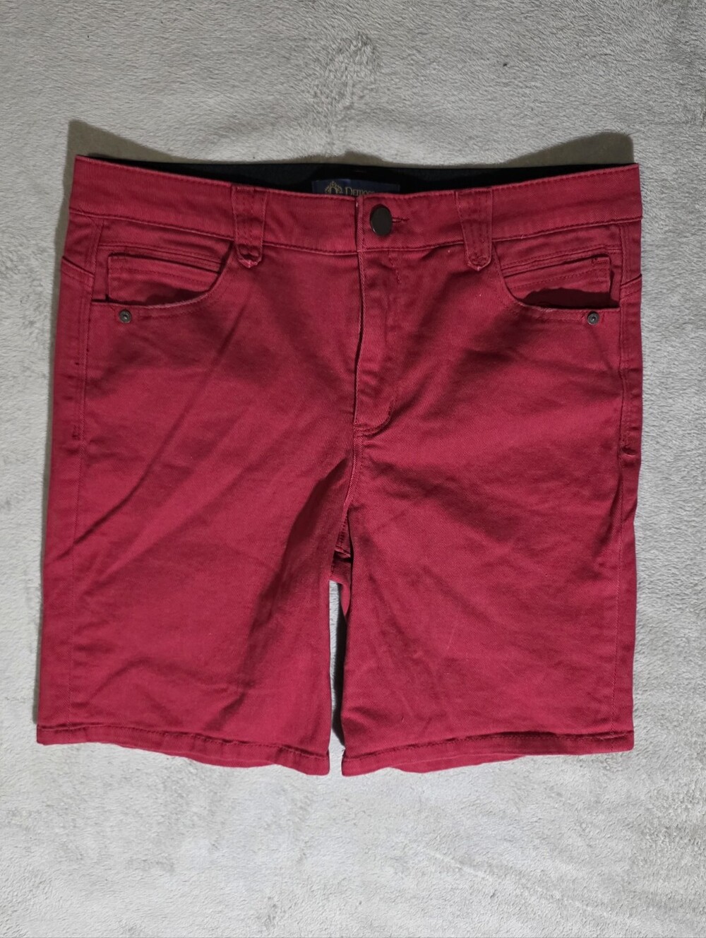 Democracy Hot Pink Bermuda Denim Shorts High Rise Sz 10